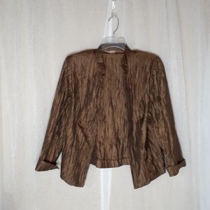 TanJay Bronze‎ colored Crinkle Jacket